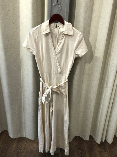 Maeve by Anthropologie Short Sleeve Wrap Belted Jumpsuit sz 0