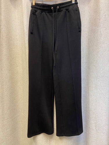 Elie Tahari Black Pintuck Wide Leg Pants sz XS/TP