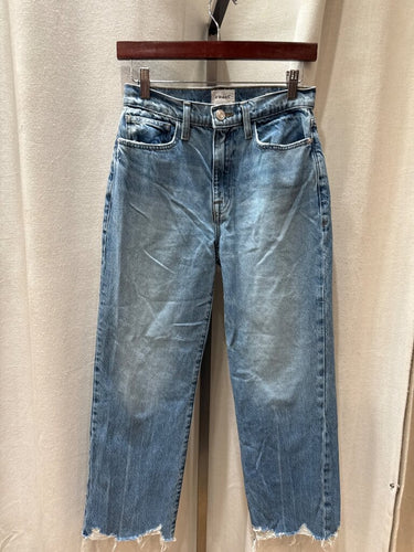 FRAME Le Jane Crop Straight Leg Jeans sz 26
