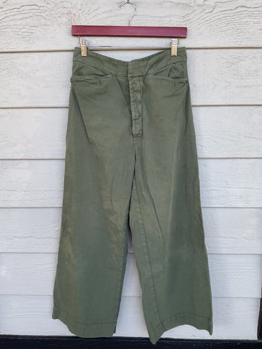Chan Luu Lace-Up Back Wide-Leg Pants sz M