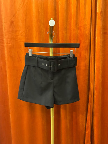 Zara Belted Tailored Shorts sz XS