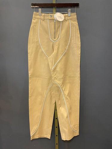 Camila Coelho Contrast Piping Tapered Pants sz XXS