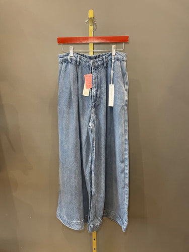 Young Fabulous & Broke Light Wash Denim Wide Leg Pants