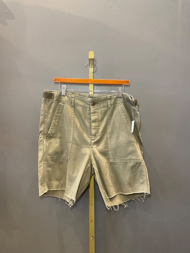 BDG Olive Green Utility Cut-Off Shorts sz 12