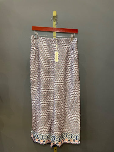 Max Studio Printed Wide-Leg Pants sz S