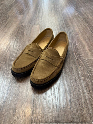 Ann Mashburn Suede Penny Loafers sz 39
