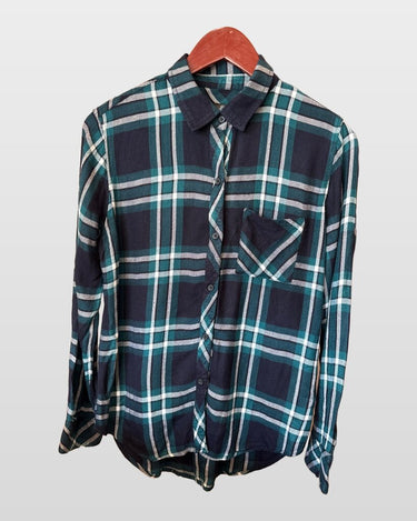 Rails Hunter Plaid Button-Down Shirt sz S