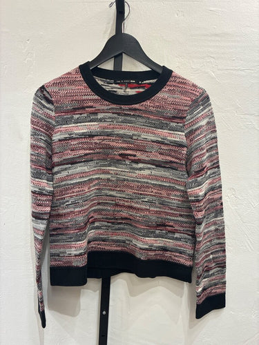 rag & bone Space Dye Knit Long Sleeve Pullover Sweater sz M