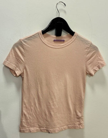 Velvet by Graham & Spencer Peach Short Sleeve T-Shirt sz XS