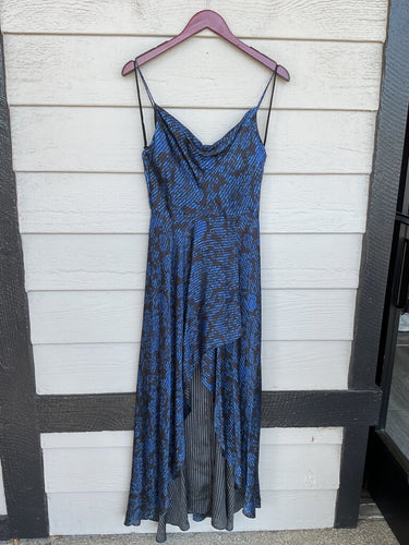 alice + olivia Winter Palace Sleeveless High-Low Maxi Dress sz 4