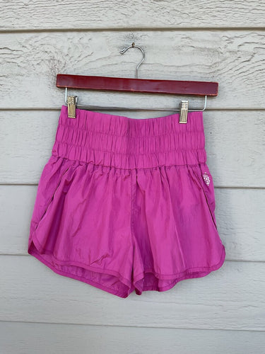 Free People FP Movement The Way Home Shorts in Magenta Pink sz M
