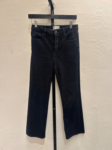 Frame Black Straight Leg Jeans sz 26
