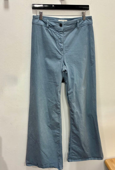 Nili Lotan Slate Blue Wide Leg Pants sz 4