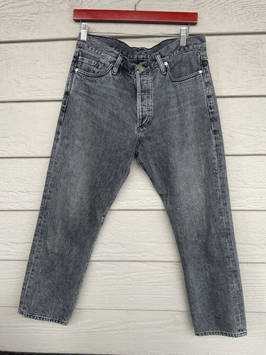Goldsign Washed Black Straight Leg Jeans sz 27