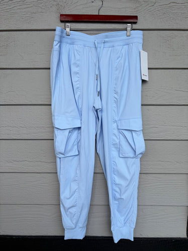 Lululemon Light Blue Cargo Jogger Pants sz L