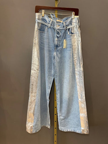 Levi's XL Straight Metallic Panel Jeans sz 30