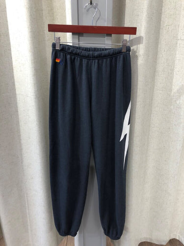 Aviator Nation Charcoal Fleece Jogger Pants sz M