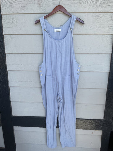 L*Space Light Blue Sleeveless Jumpsuit sz LG