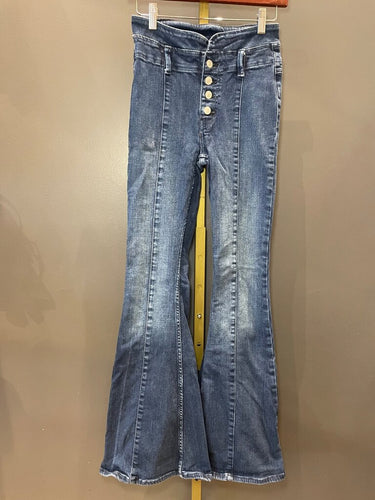 We The Free by Free People Just Float On Flare Jeans Size 26 sz 26