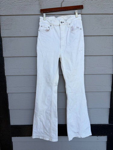 rag & bone Ecru Flare Jeans sz 30