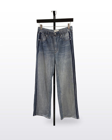 rag & bone Elastic Waist Side Stripe Straight Leg Jeans sz S/P