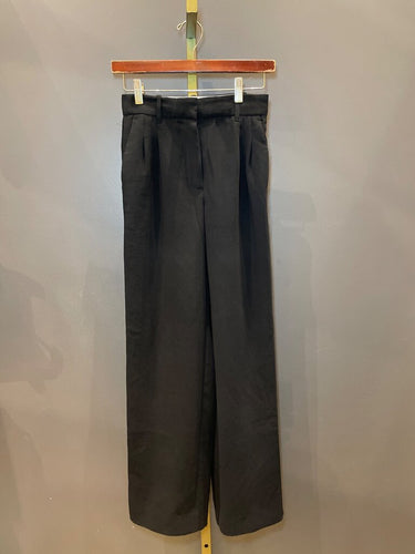 Wilfred Black Wide-Leg Trousers sz 00