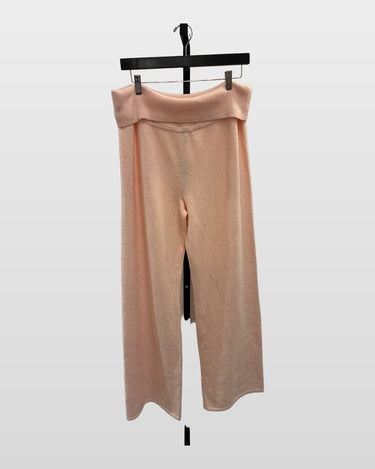 SKIMS Knit Foldover Waistband Wide Leg Pants sz XL