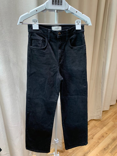 Joe's Jeans Black Straight Leg Denim Jeans sz 25