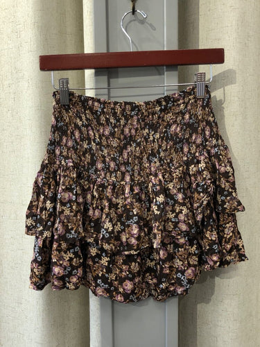 Kariella Floral Smocked Mini Skirt