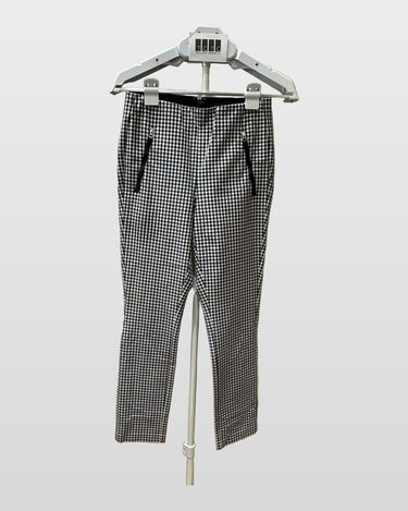 rag & bone Gingham Check Tapered Pants sz 4