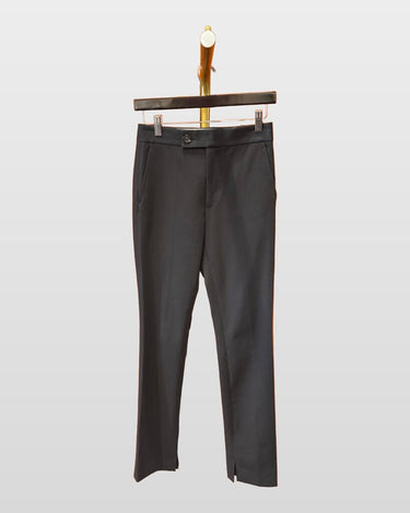 Helmut Lang Black Tailored Tapered Trousers sz 0