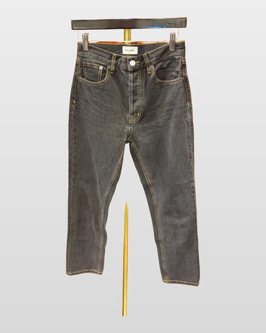 Still Here Washed Black Straight Leg Jeans sz 25