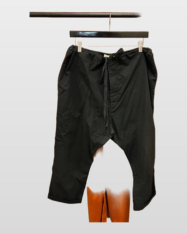 Isabel Marant Étoile Black Cropped Drawstring Pants sz 38