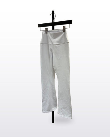 Alo Yoga White High-Waist Bootcut Yoga Pants sz XS