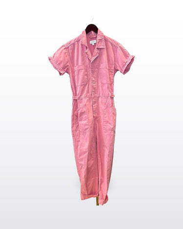 Pistola Pink Utility Jumpsuit sz S