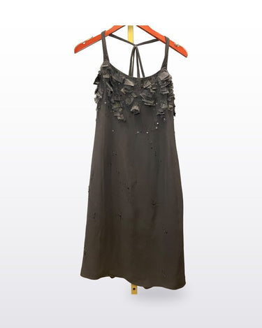 Armani Collezioni Embellished Strappy Cocktail Dress sz 6