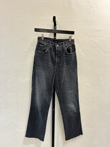 Favorite Daughter Washed Black Straight Leg Jeans sz 25