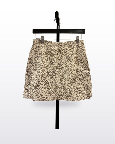 Free People Printed A-Line Mini Skirt sz 4