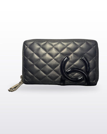 Chanel Cambon Ligne Zip-Around Long Wallet