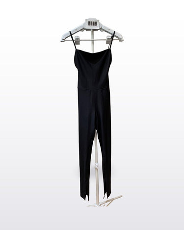 Alo Yoga Black Strappy Full-Length Jumpsuit sz XXS