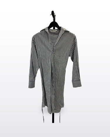 Vince Blue and White Striped Shirt Dress sz XXS