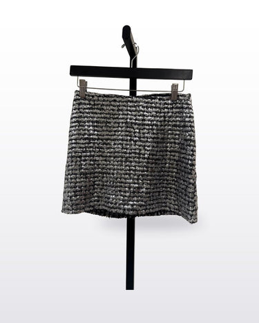 Bailey 44 Metallic Textured Mini Skirt sz X-SMALL