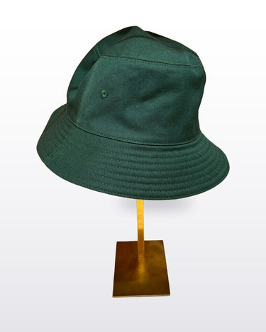 Burberry Green Check Reversible Cotton Bucket Hat