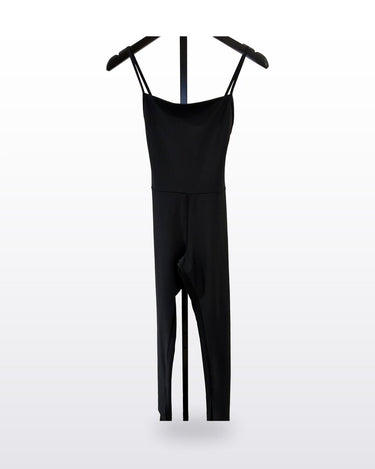 Alo Yoga Black Strappy Open-Back Athletic Jumpsuit sz S