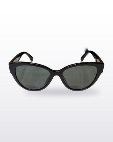 Chanel Black 5477-A Heart CC Logo Sunglasses