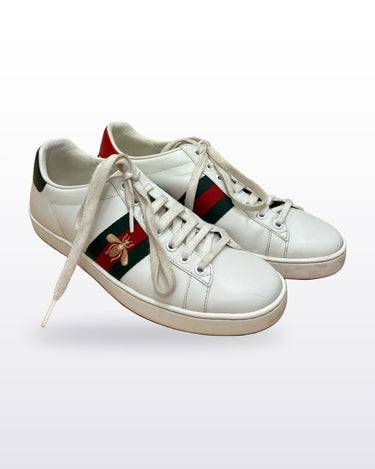 Gucci Ace Bee Web Sneakers sz 37.5