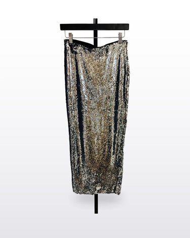Young Fabulous & Broke Sequin Midi Skirt sz S
