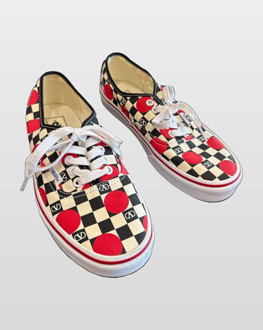 Valentino Garavani x Vans Checkerboard Dot Authentic Sneakers sz 9.0