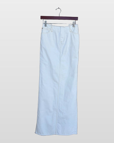Juneyen White Denim Maxi Skirt sz 34