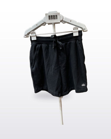 Alo Black Drawstring Shorts sz S